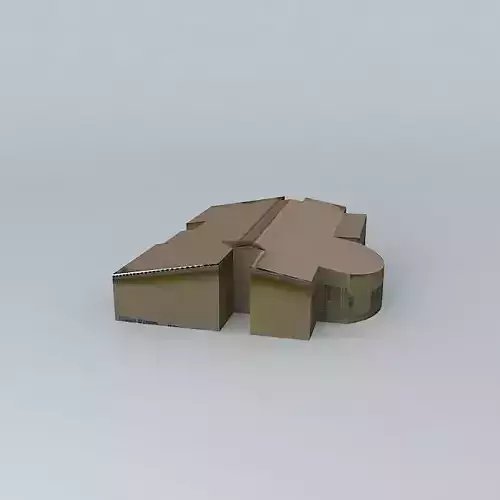 Pensioner Home Free 3D model