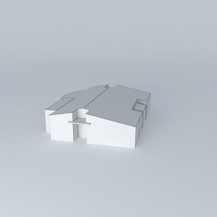 Pensioner Home Free 3D model_4