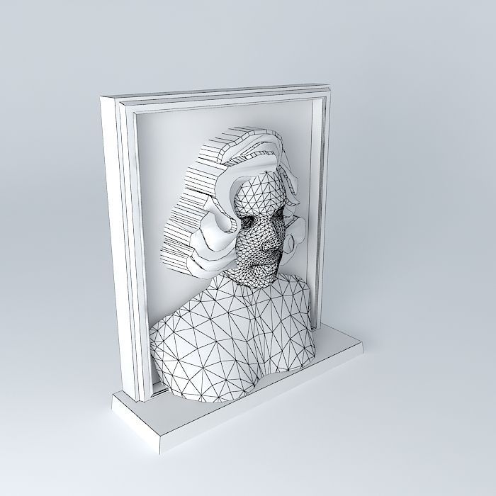 LAUREN 3D Sculpture Free 3D model_3