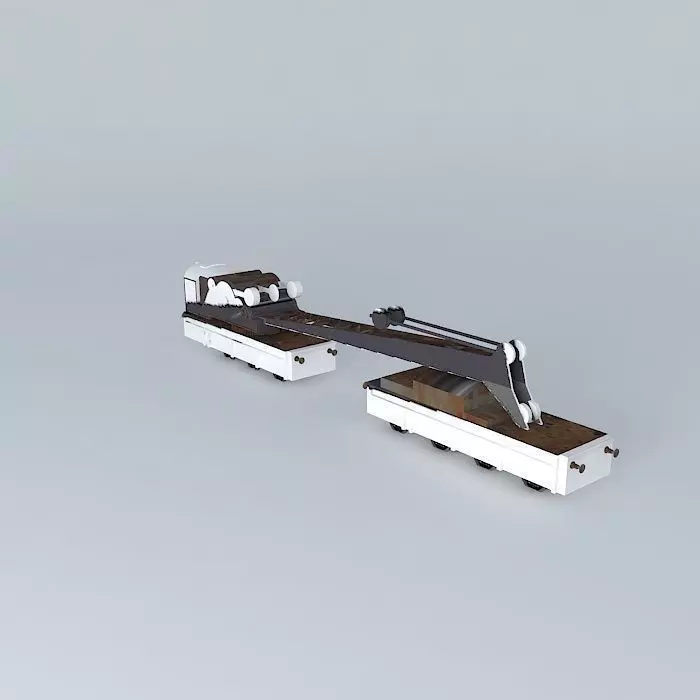 RAILWAY CRANE Sidings Junk Free 3D model