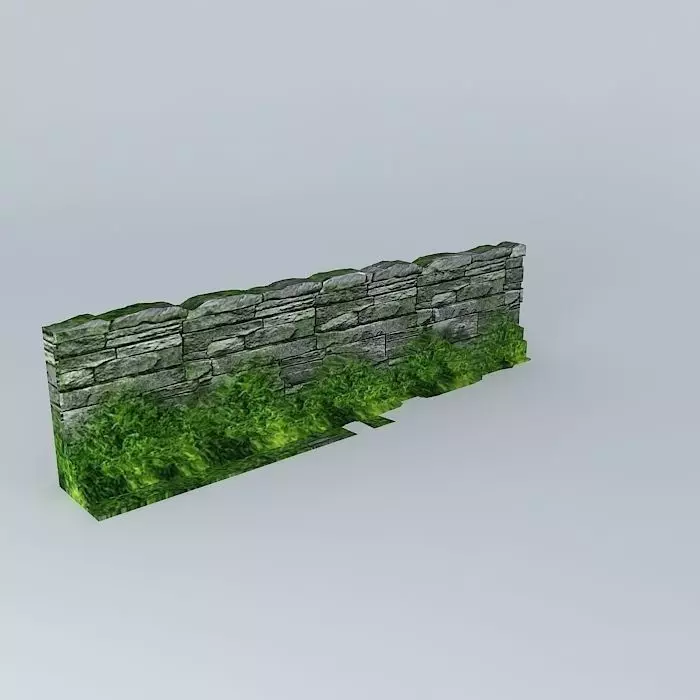 Eco Rail 3D Wall No.2 Old Steam Days Free 3D model