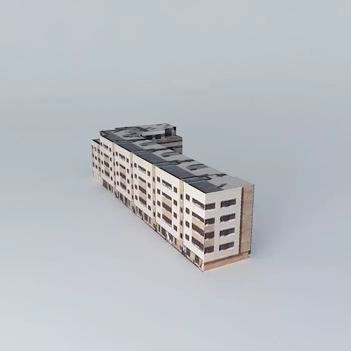 Building on Avenida de la Sierra Logroño Free 3D model_0