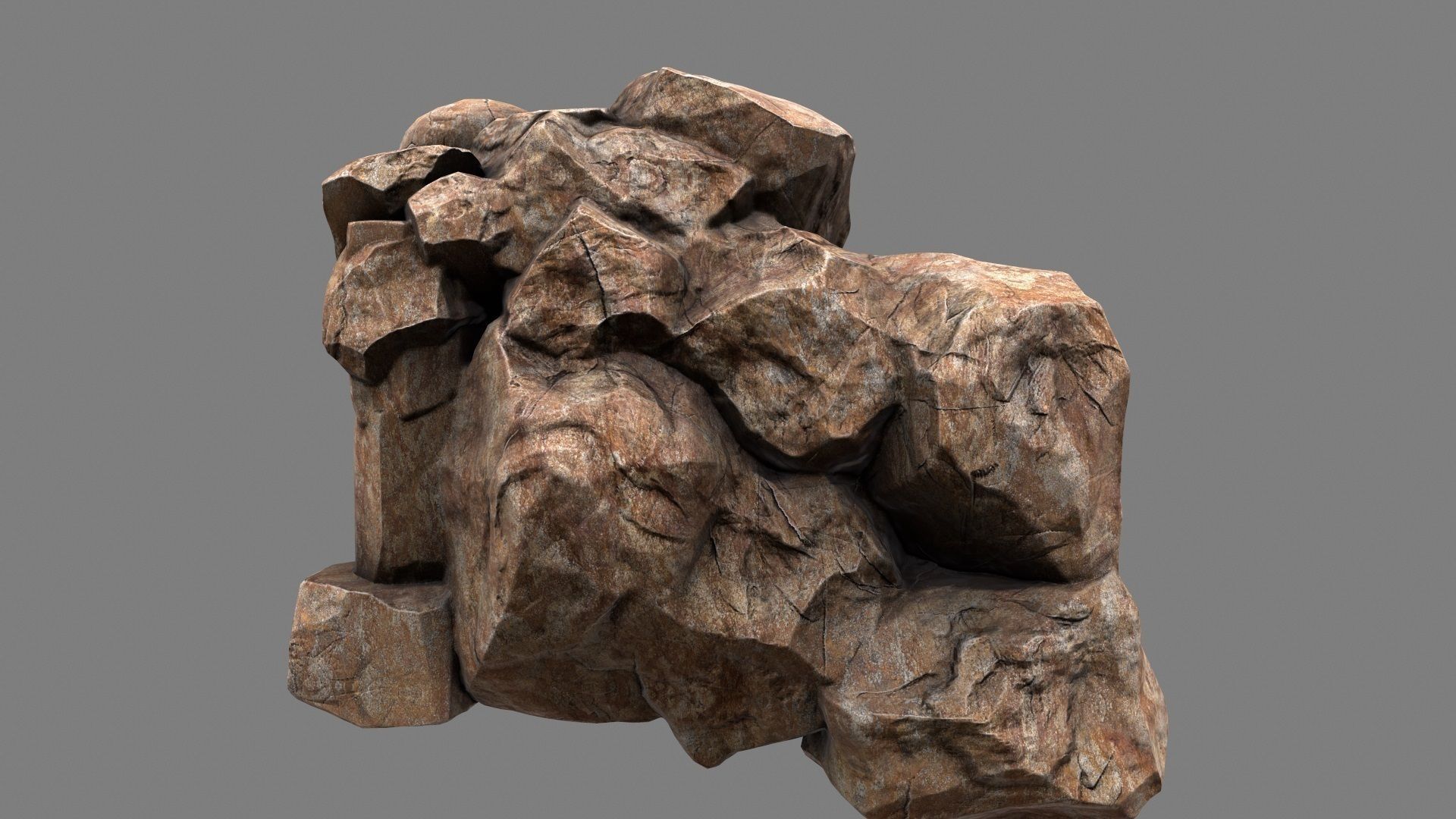 Skull Cave 3D model_5
