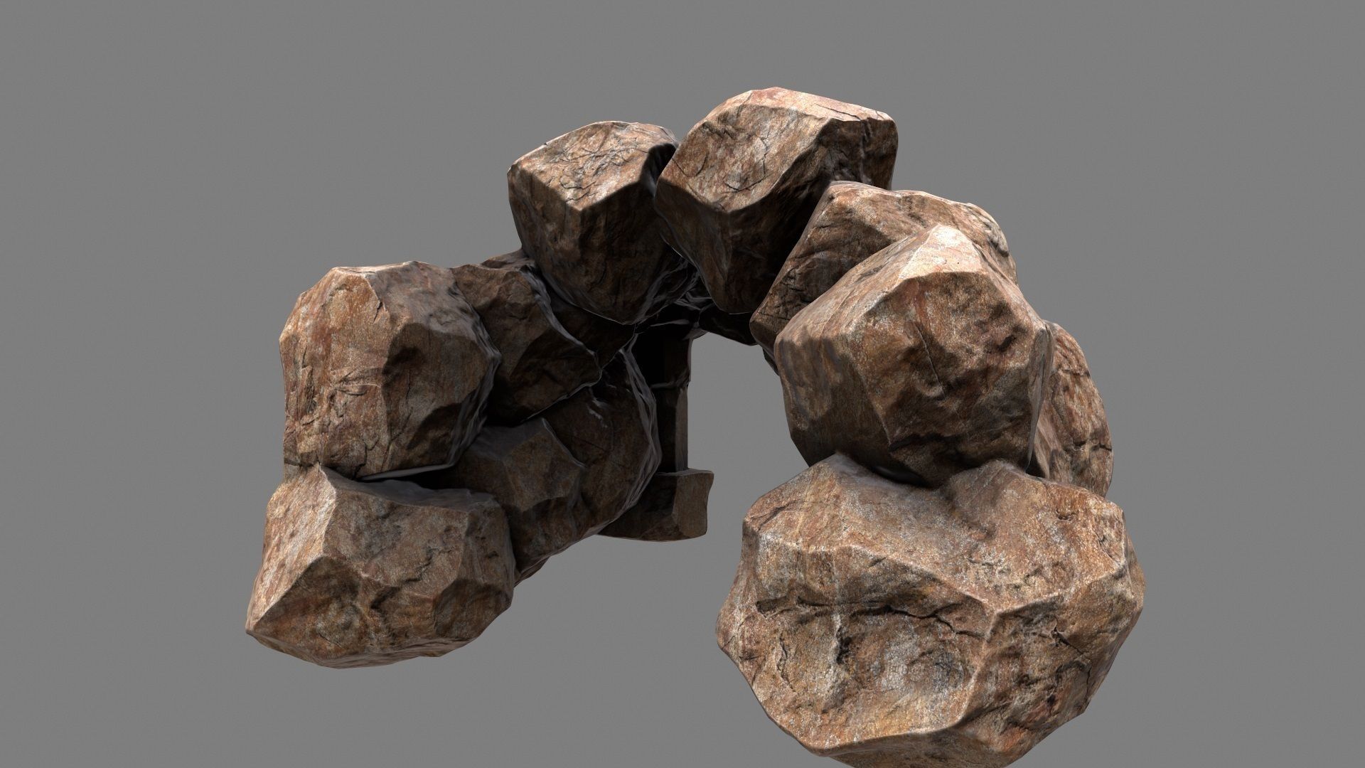 Skull Cave 3D model_10