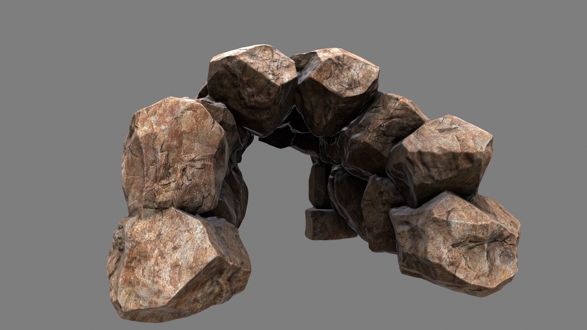 Skull Cave 3D model_8