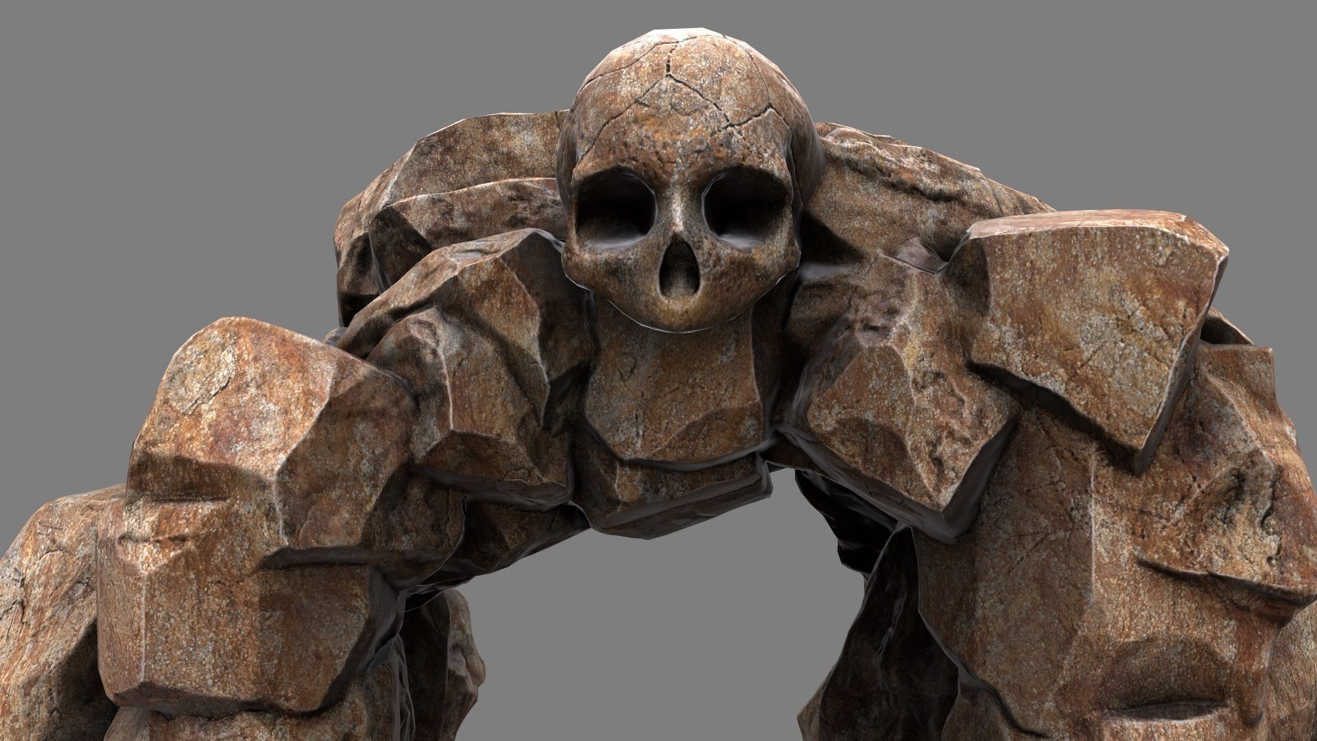 Skull Cave 3D model_14