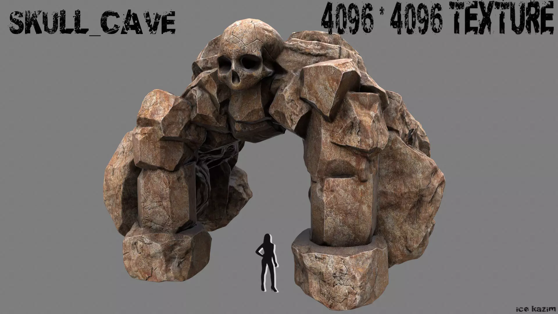Skull Cave 3D model_0