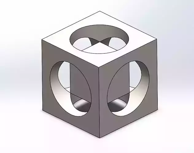 prisoner cube with holes in it Free 3D print model