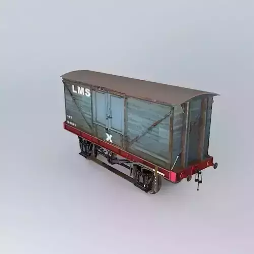 LMS BOX VAN Free 3D model