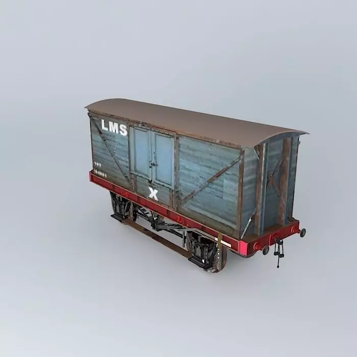 LMS BOX VAN Free 3D model