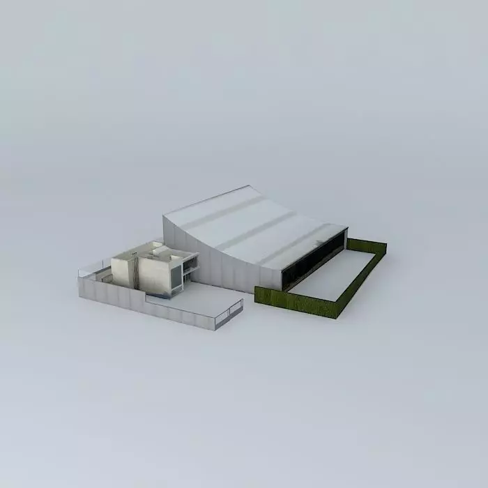 Indoor pool University of Murcia Free 3D model_0