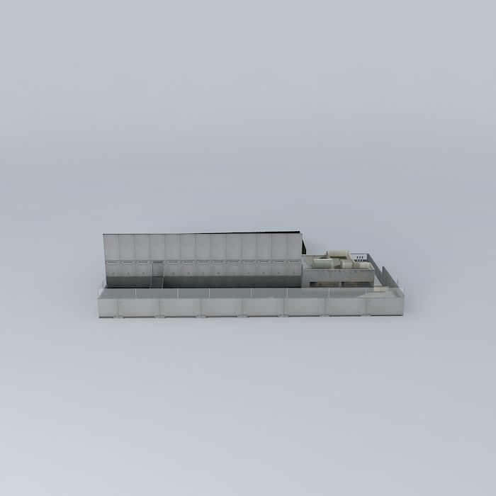 Indoor pool University of Murcia Free 3D model_1