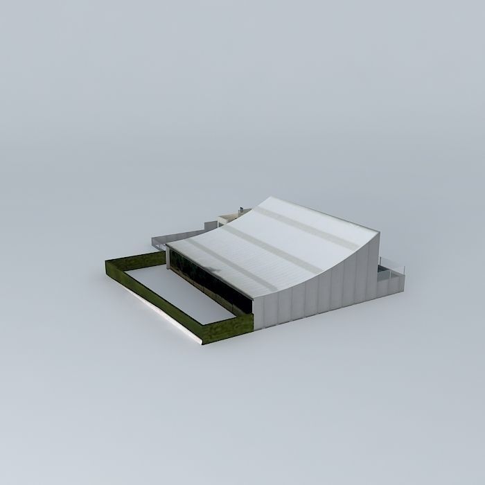 Indoor pool University of Murcia Free 3D model_2