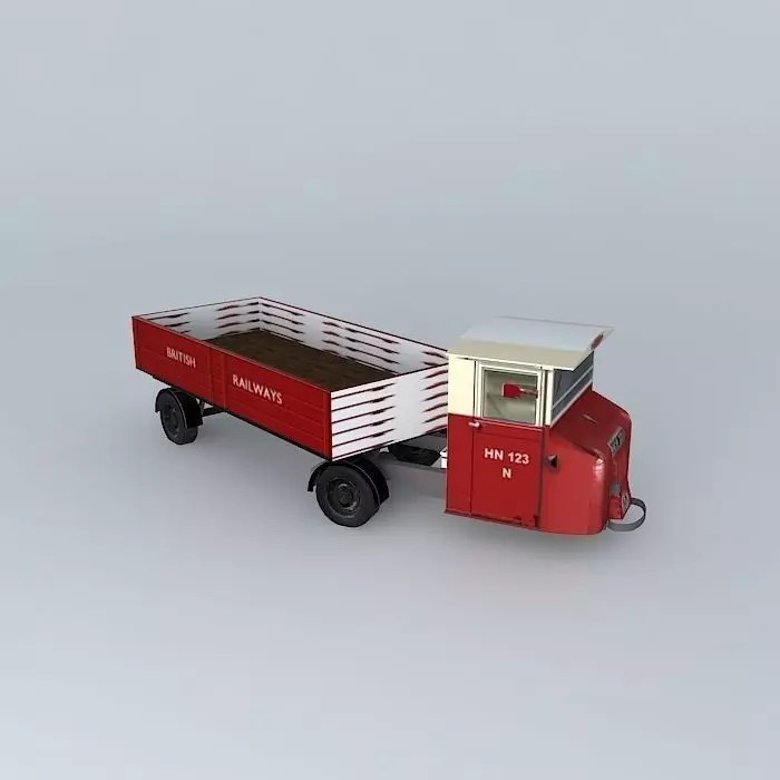 Eco Rail Scammell No 5 Dummy! Old Steam Days Free 3D model