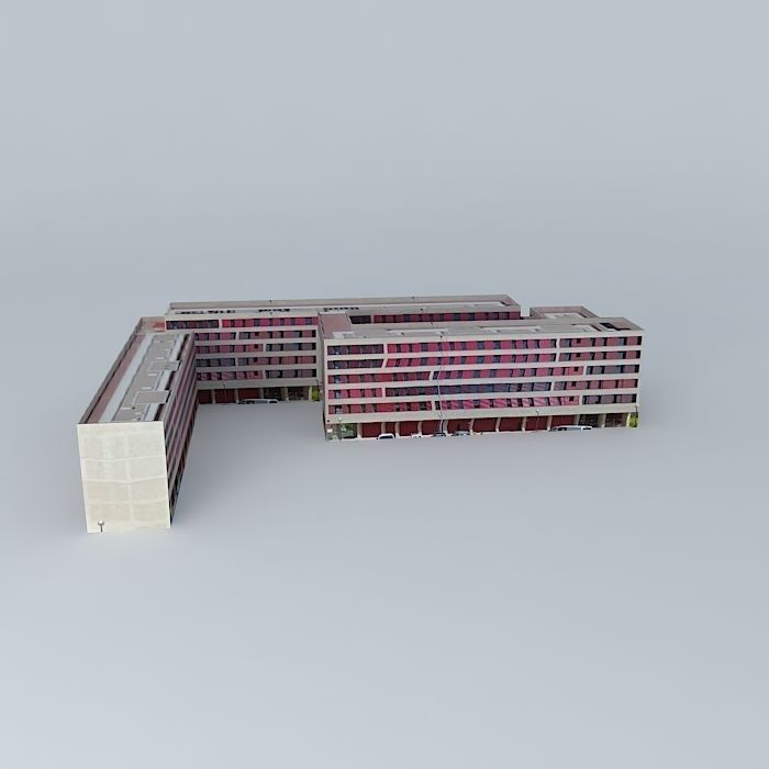 Building on Paseo del Prior Free 3D model_2