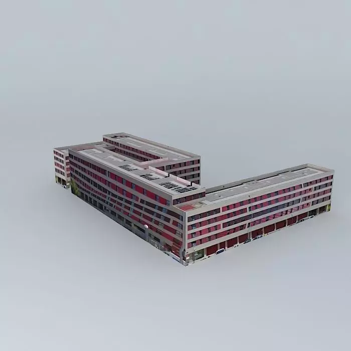 Building on Paseo del Prior Free 3D model_0