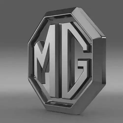 MG Logo 3D model