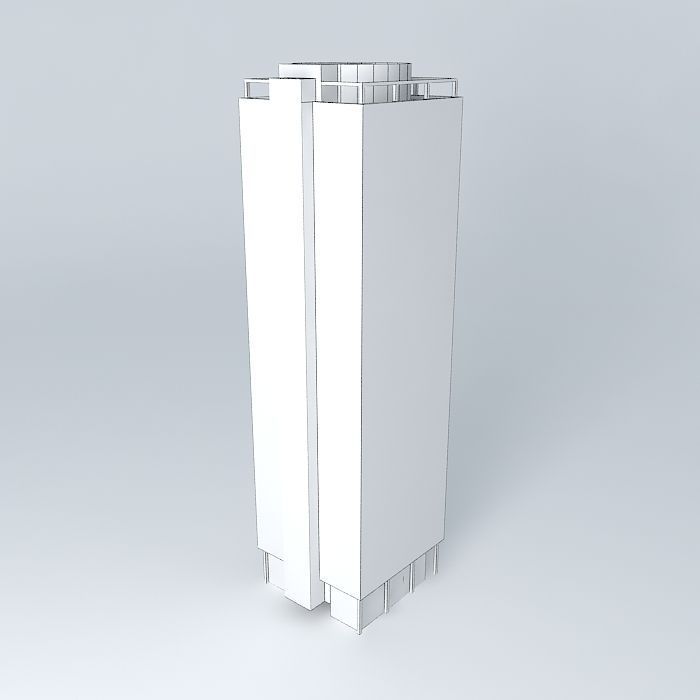 North Tower Free 3D model_4