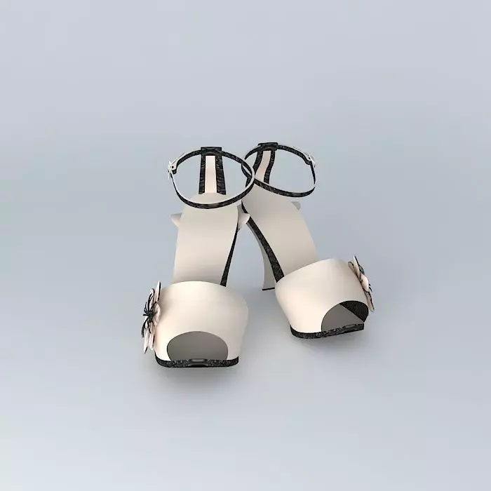 FENDI Petal Sandals No.1 Free 3D model