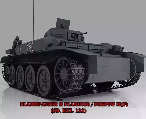 Panzer II Flamingo  Flammpanzer Sdkfz 122