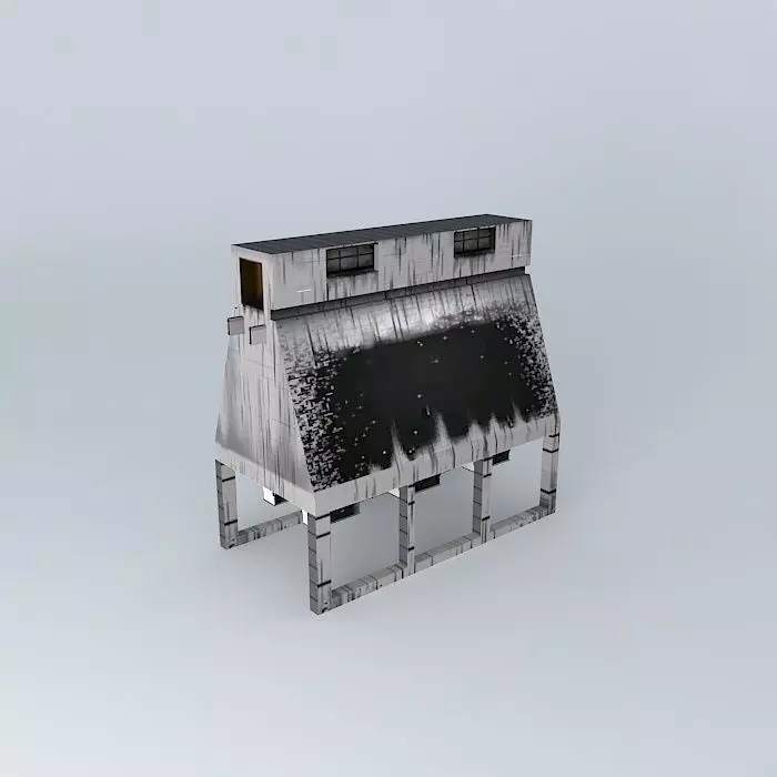 Eco Rail Coal Hopper Old Steam Days Free 3D model