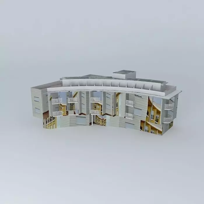 Post Office Building C  Jose Mendez Ruiz Free 3D model_0