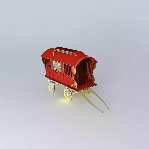 Burton SHOWMANS Wagon Amended Free 3D model