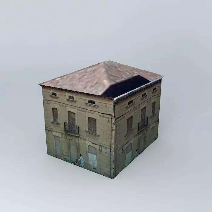 Old Catholic School Free 3D model