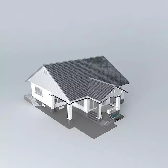 House 1 FL P104 Free 3D model