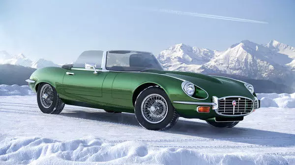 Jaguar E-Type 3D model_0