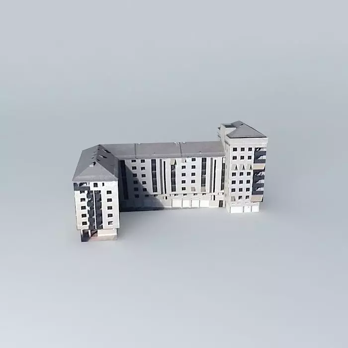 Building C  Francisco de Quevedo 2 Free 3D model_0