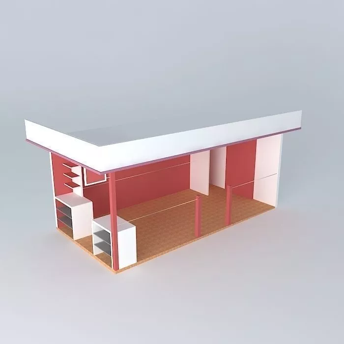 Clothing store Free 3D model