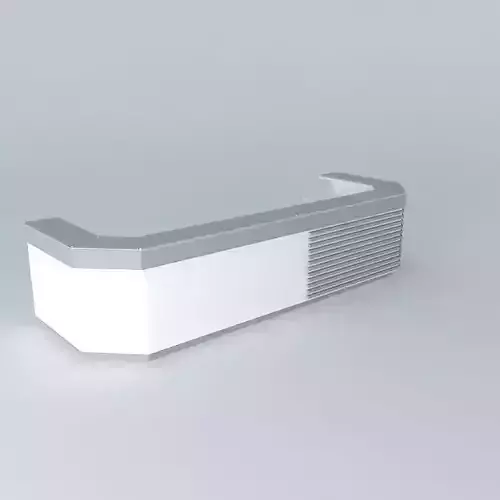 Front desk Free 3D model
