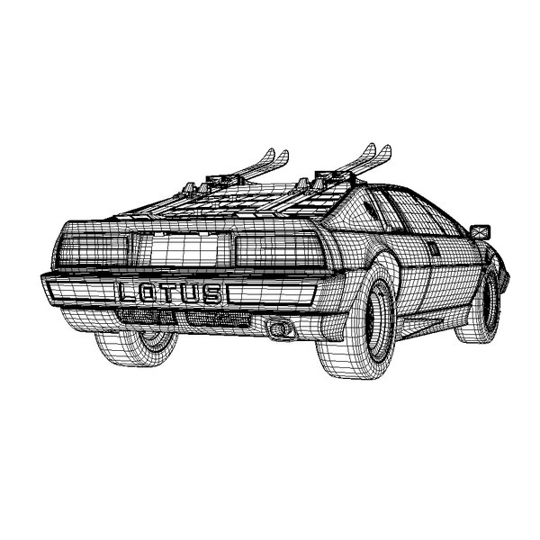 Lotus Esprit 3D model_4