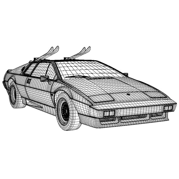 Lotus Esprit 3D model_2