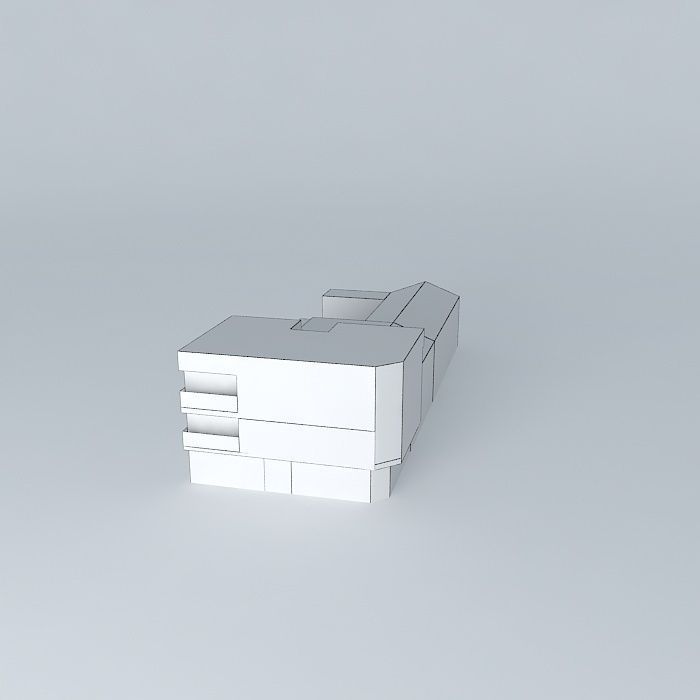 Librilla house Free 3D model_4