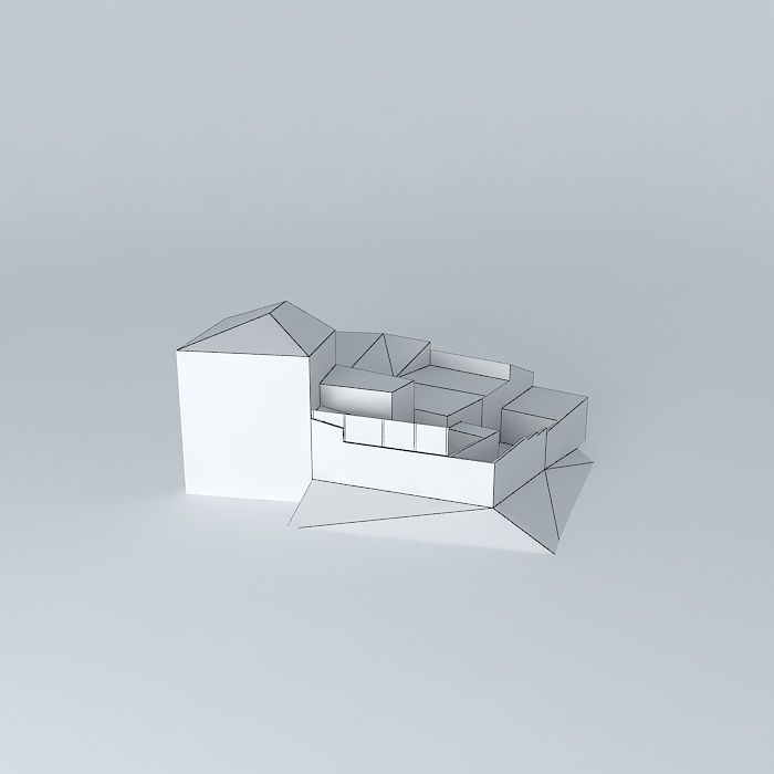 Librilla house Free 3D model_3