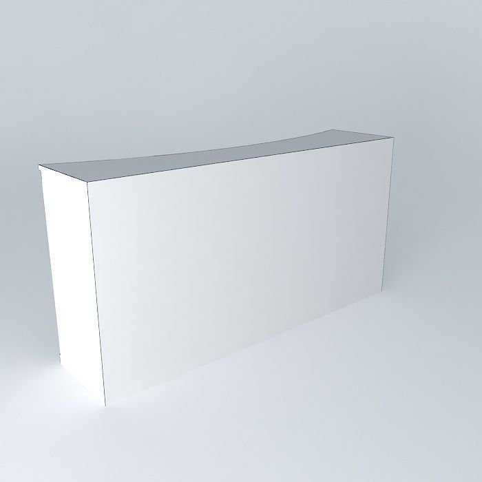cabinet with arc Free 3D model_3