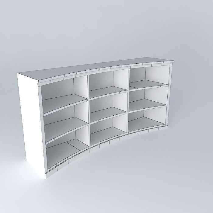 cabinet with arc Free 3D model_4