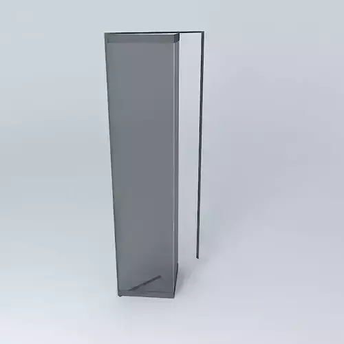 folded glass door