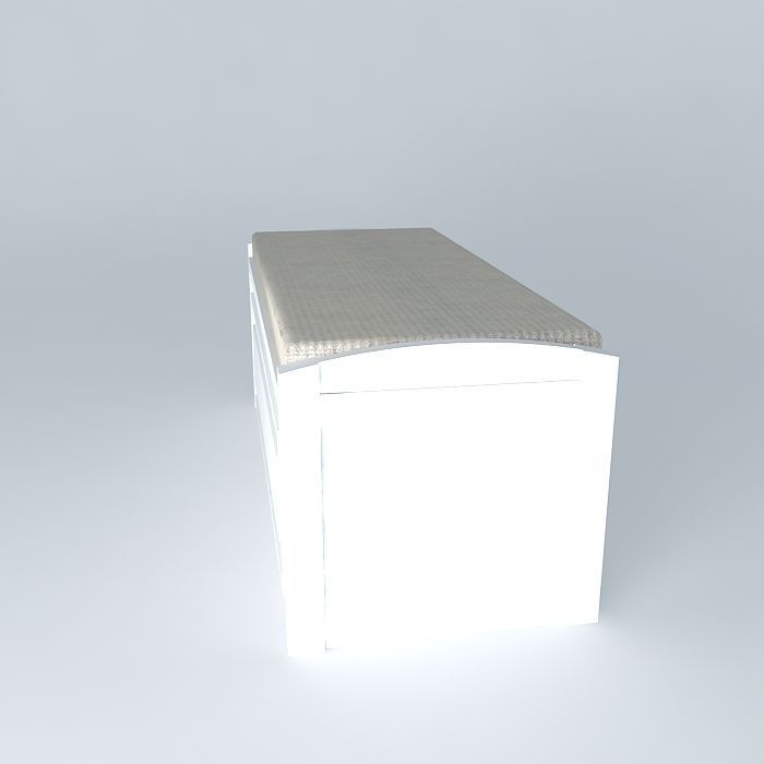 chest bench Free 3D model_2