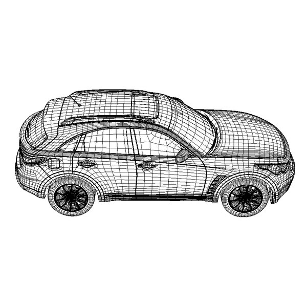 Infiniti FX 3D model_3