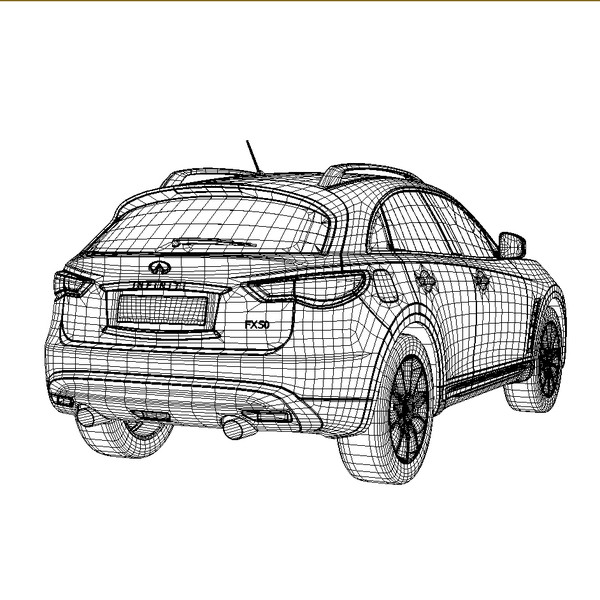 Infiniti FX 3D model_4