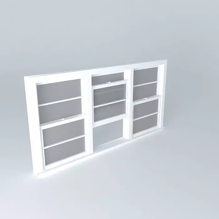 Window bookcase Free 3D model