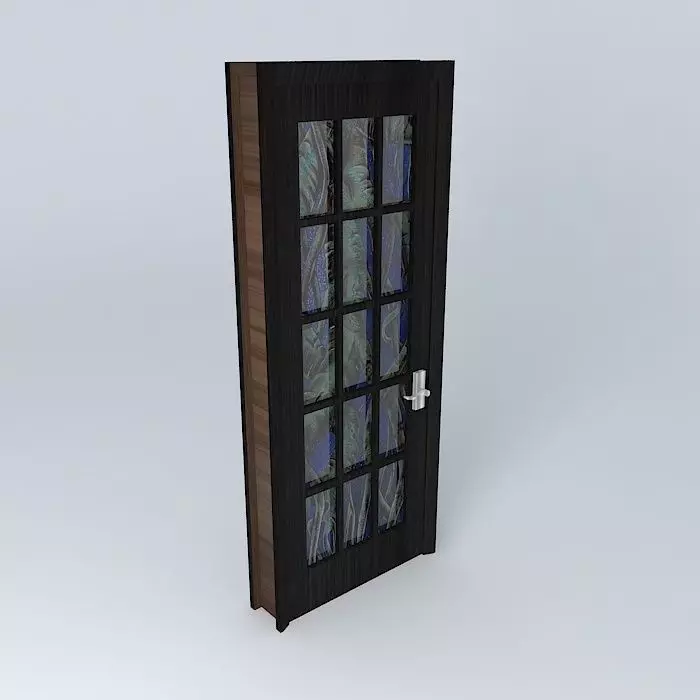 Door with frame Free 3D model