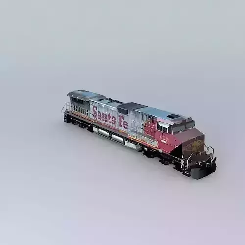 Eco Rail Dash 9 Dummy! Sidings Junk Free 3D model