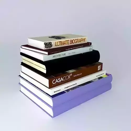 book collection stack of books