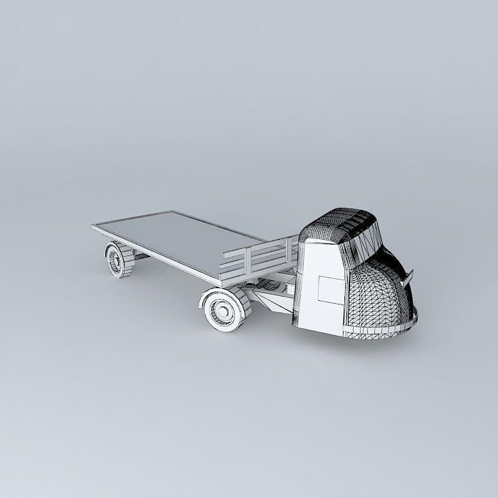 Eco BR Rail Scammell SCARAB No 1 Dummy! Old Steam Days Free 3D model_3