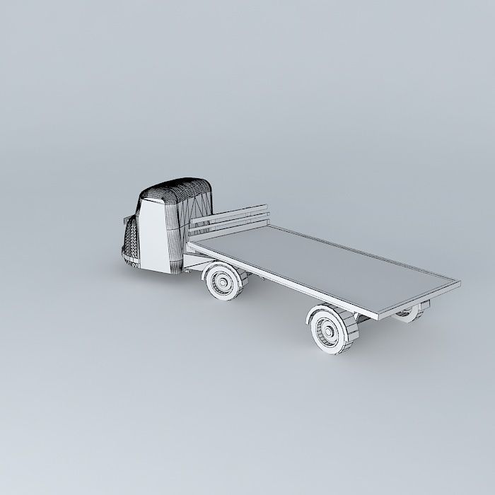 Eco BR Rail Scammell SCARAB No 1 Dummy! Old Steam Days Free 3D model_4