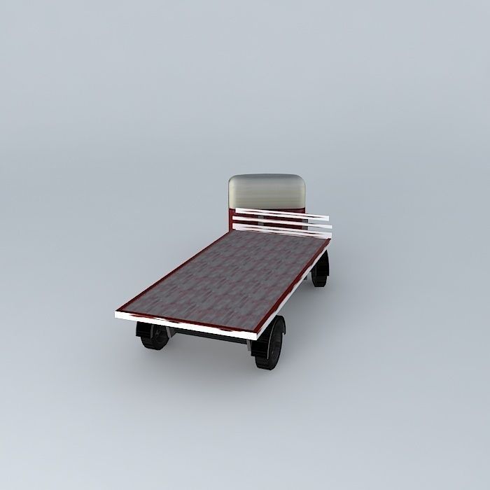 Eco BR Rail Scammell SCARAB No 1 Dummy! Old Steam Days Free 3D model_1